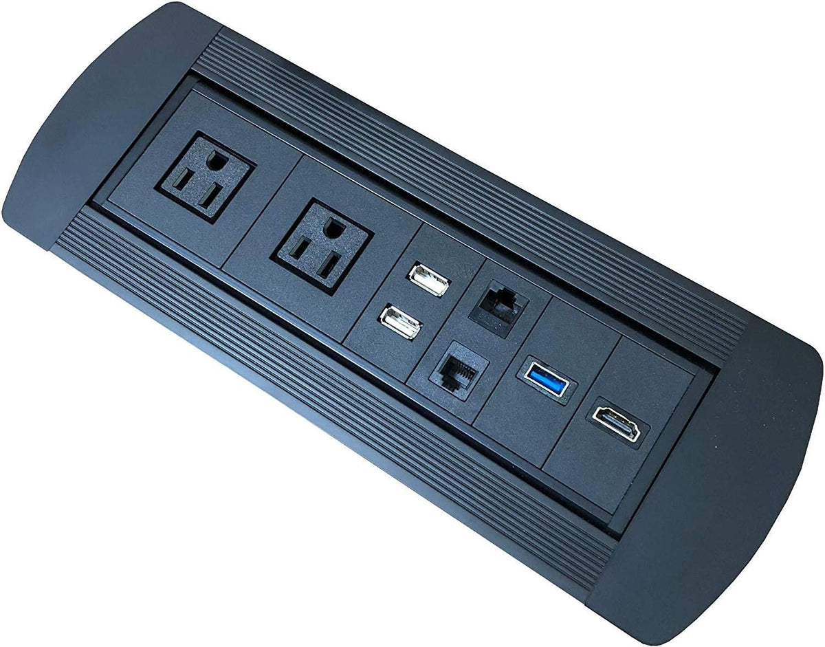 Silver Power Data Center with 2 USB Outlets K831