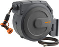 Retractable Garden Hose Reel 1/2 Inch x 130 ft Wall Mounted X22564