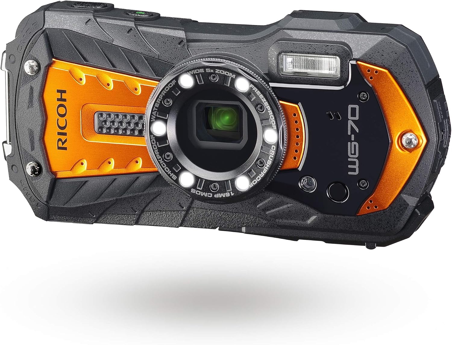 Black Waterproof Digital Camera 16MP T91260