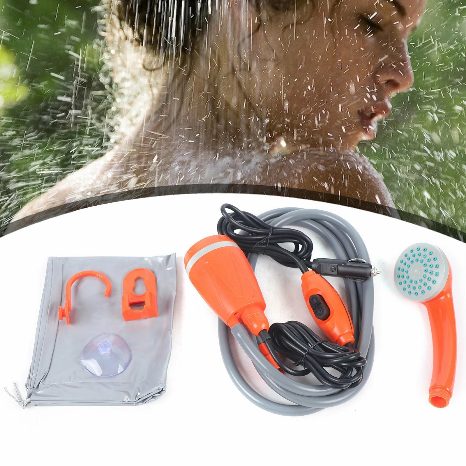 62W Outdoor Portable Camping Shower Head H316