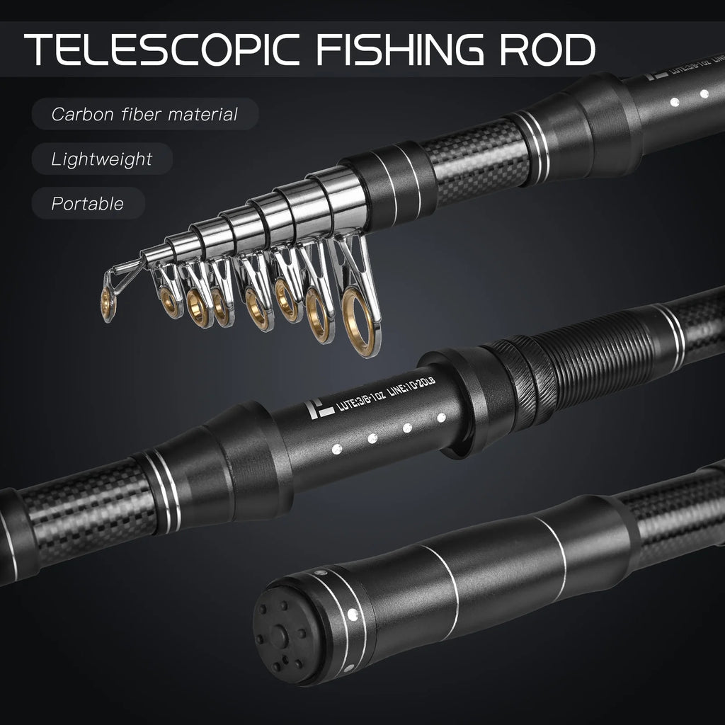 Telescopic Pole Reel Combo Set Z133