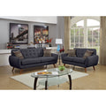 2 Piece Sofa Set in Dark Gray S4299