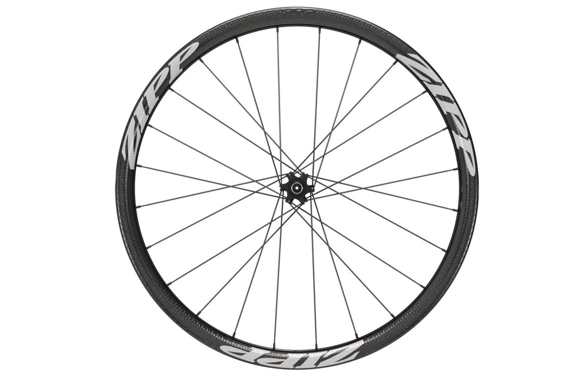 White Carbon Clincher Tubeless Disc Brake Front Wheel G611