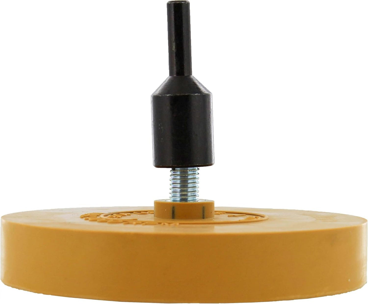 Rubber Eraser Wheel 4in Pad & Adapter 6-Pack, Pack of 2 K295559