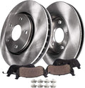 352mm 5-Lug Rear Disc Rotors Brake Pads 4pc Set U980048