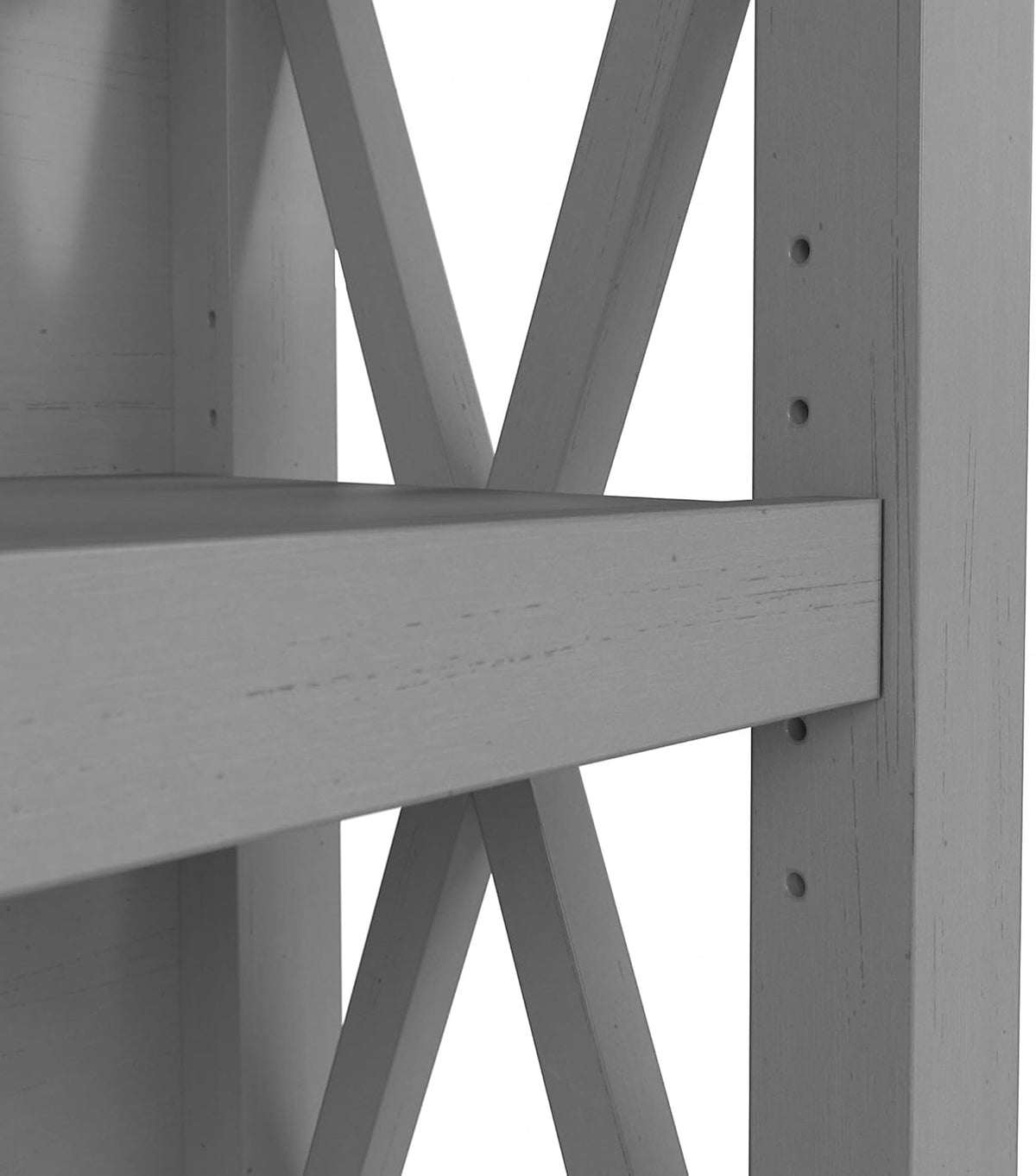 2 Shelf Bookcase in Cape Cod Gray Z681