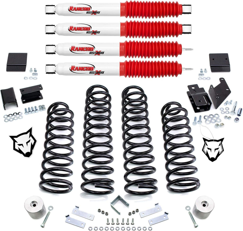 3" Lift Kit with Rancho Shocks for Jeep Wrangler JK U47886