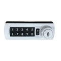White Left Handed Electronic Keypad Cabinet Lock B98758