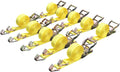 10 Pack 1.5" x15' Ratchet Strap 4400 lbs L17349
