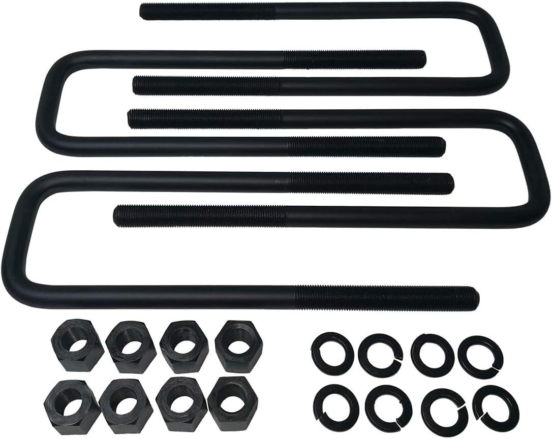 3 Rear Lift Steel Blocks with Extra Long U Bolts V899828