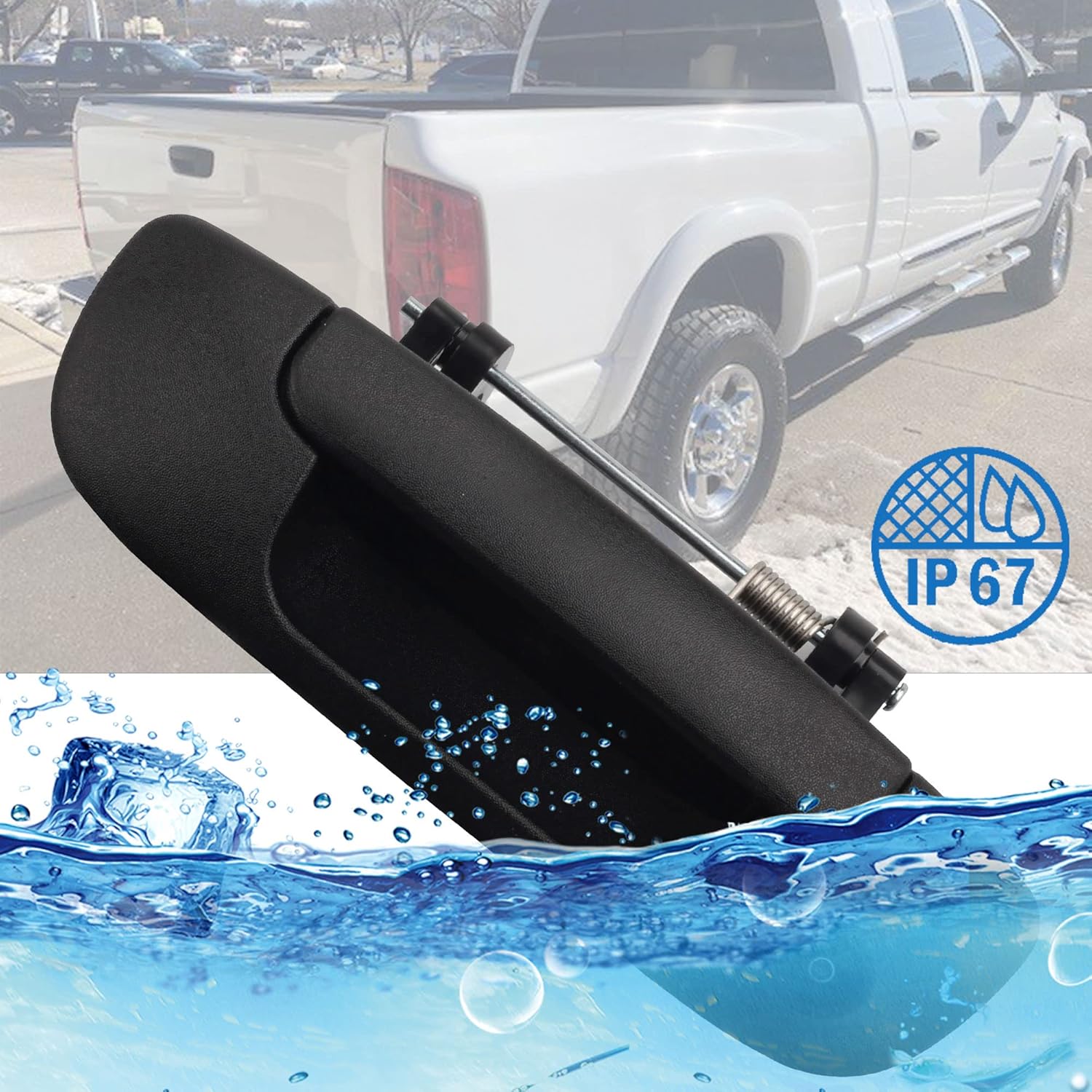 Tailgate Handle with Backup Rear View Camera for Dodge Ram 1500 2500 3500 N452964