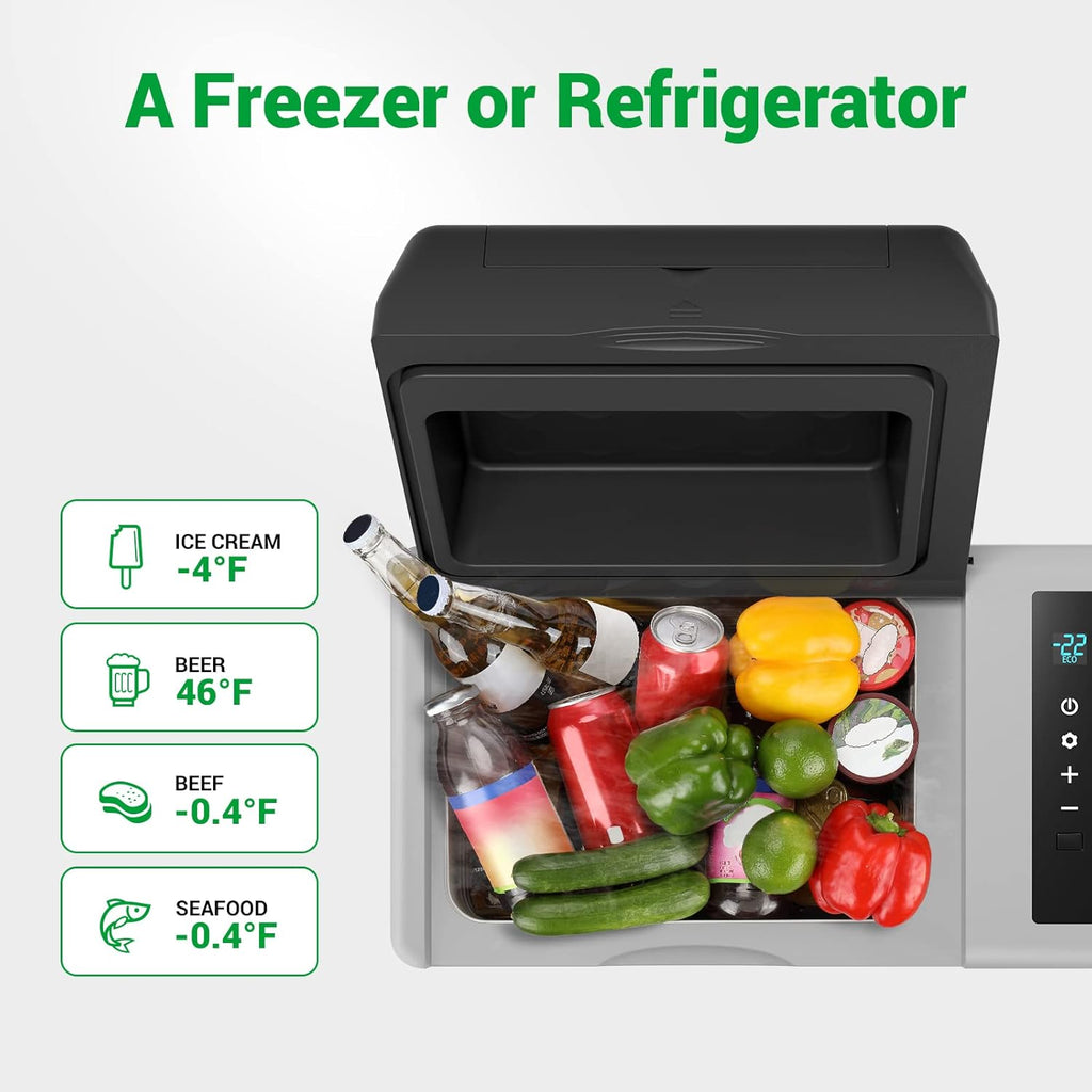 12 Volt Portable Car Refrigerator Freezer with Compressor M732154