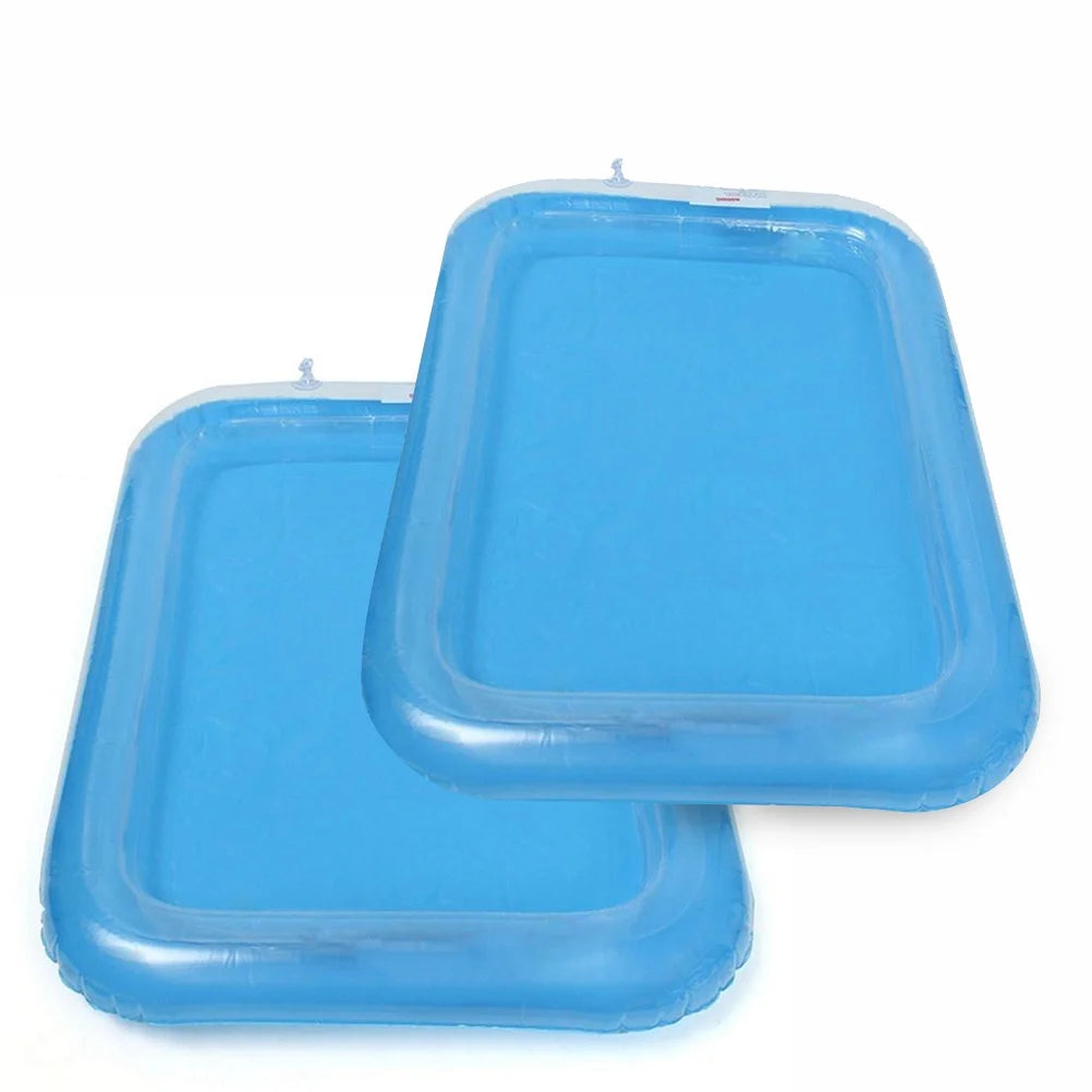 Blue Inflatable Sandbox Play Sand Toy Tray I595