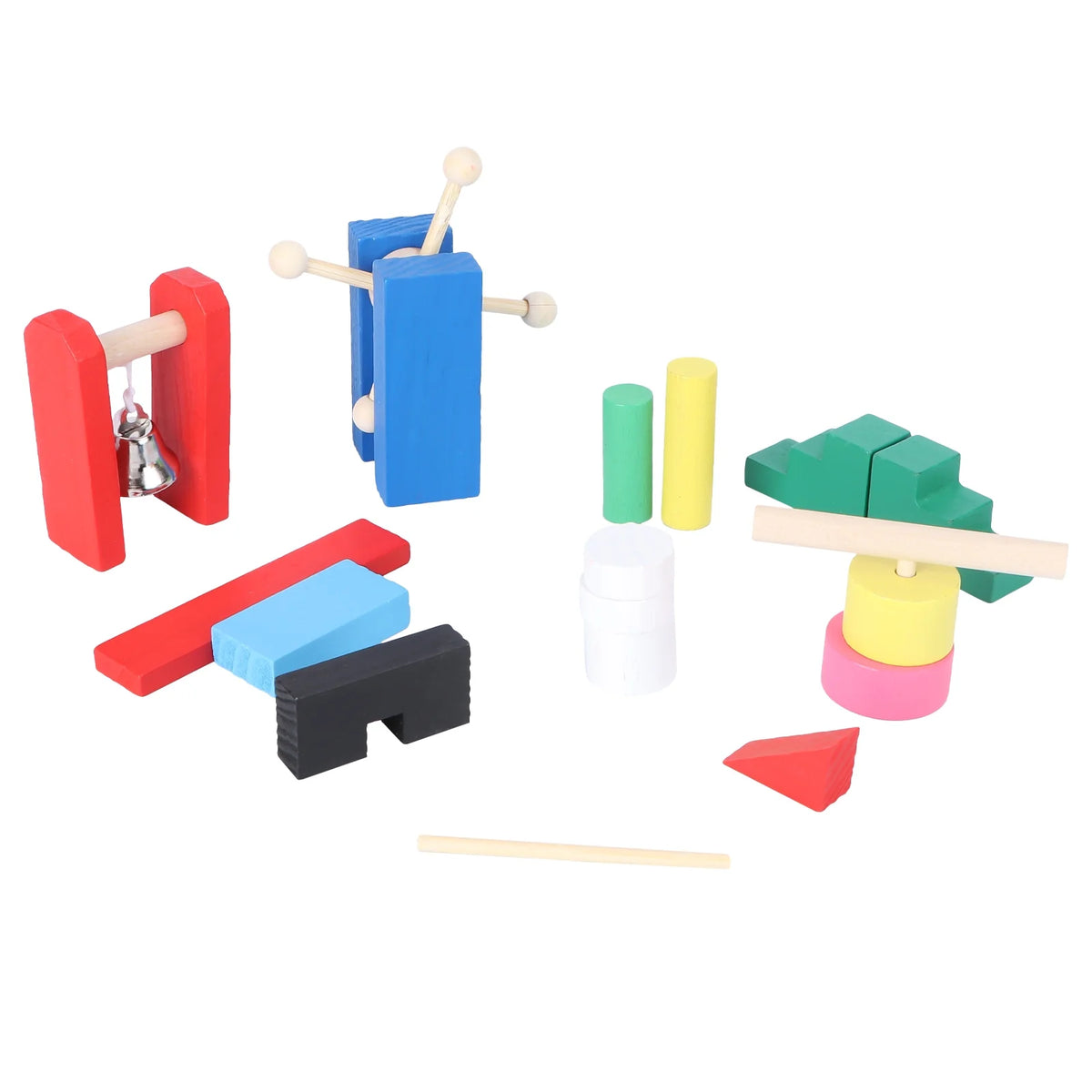 Wooden Domino Blocks Building Toy R1411