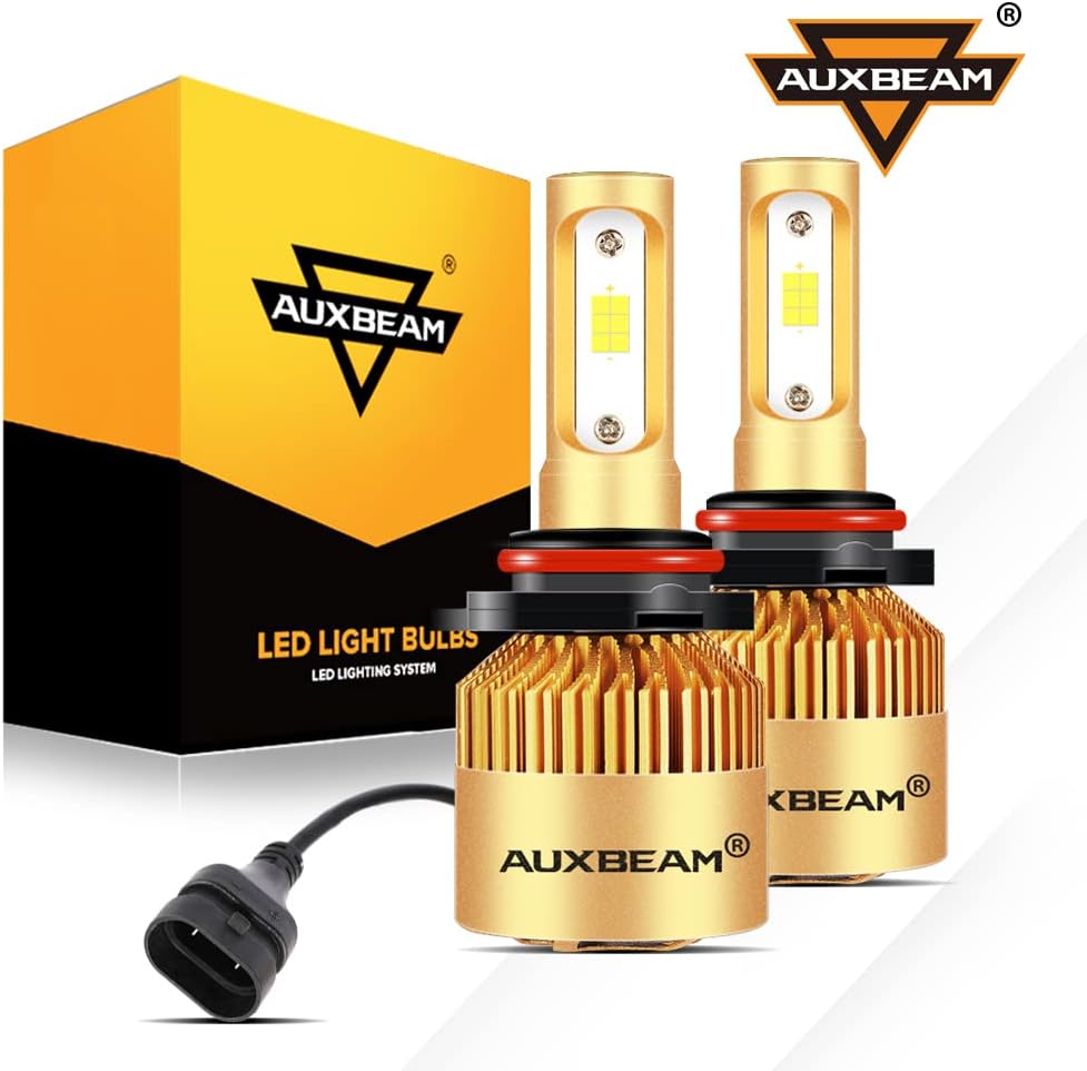 H4 9003 LED Light Bulbs, 8000LM 6500K Cool White, Pack of 2 A760