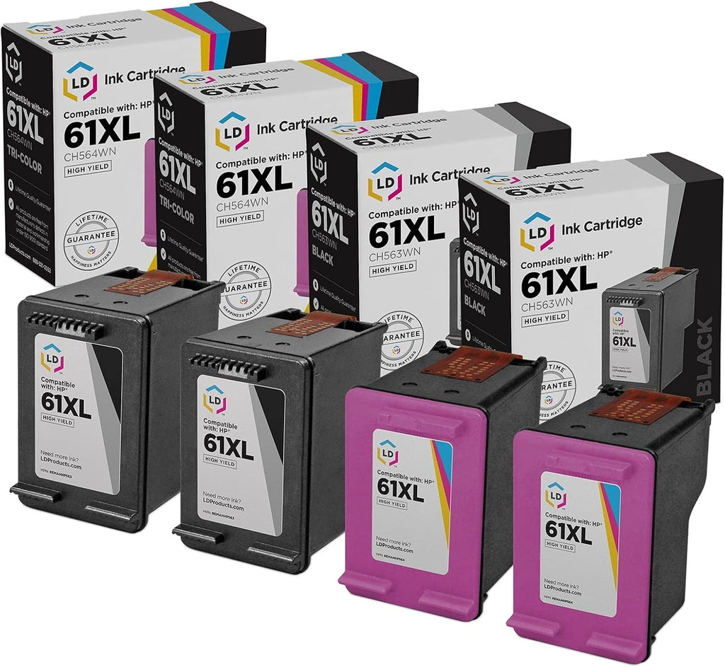 Ink Cartridge 4-Pack (2 Black, 2 Color) L63973