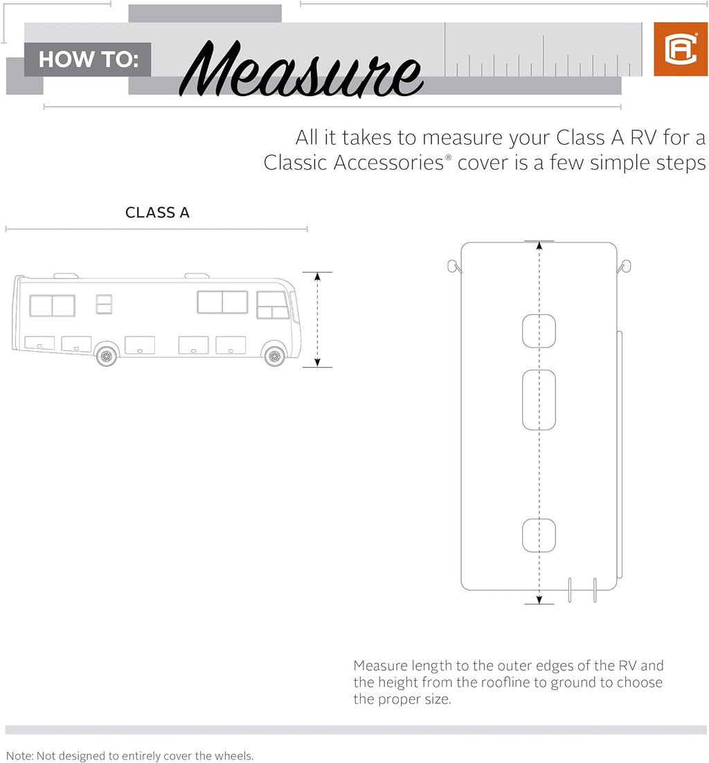 Class A RV Cover, Fits 33' - 37' RVs L7028