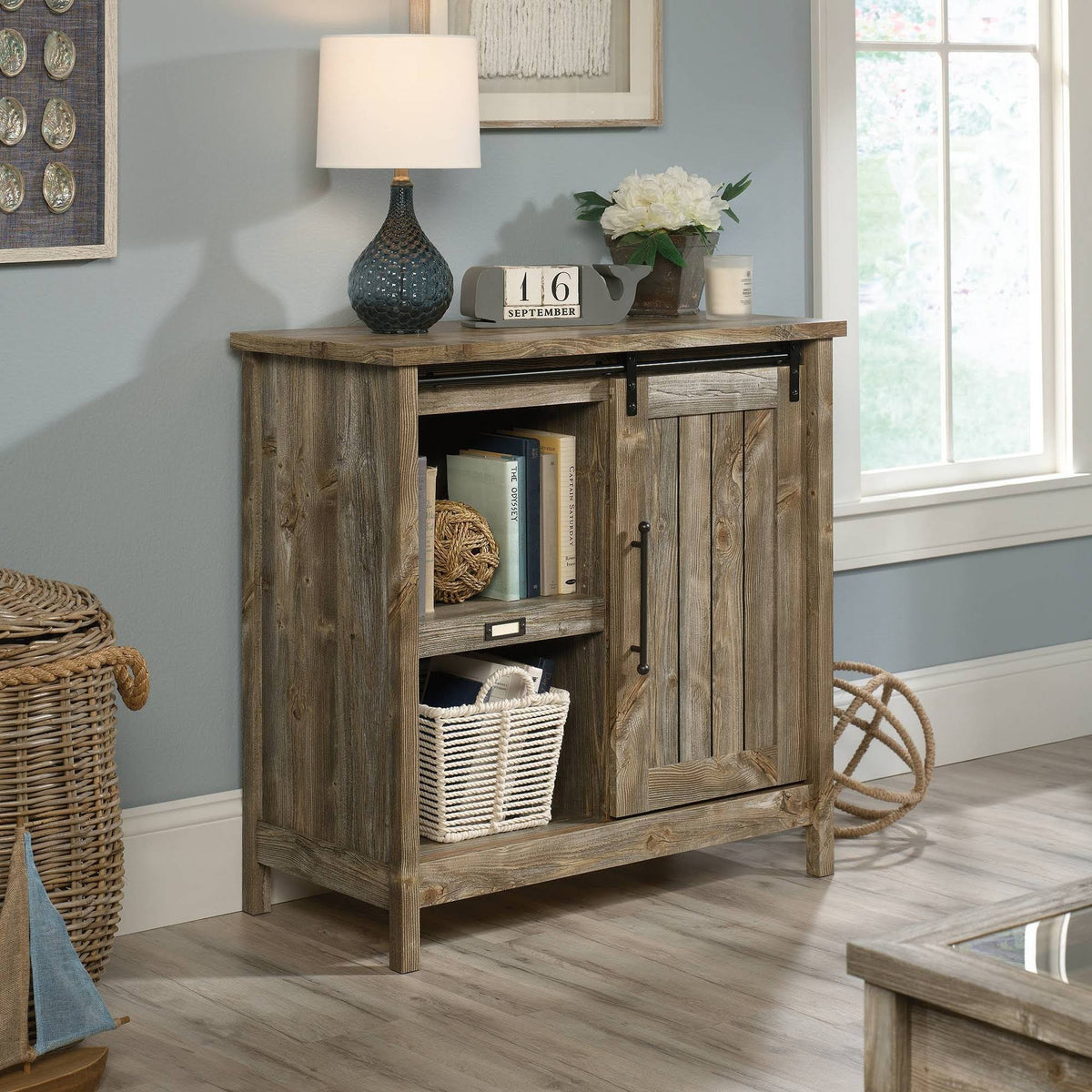 Rustic Cedar Accent Storage Cabinet I63232