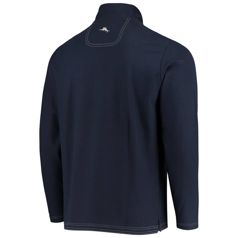 Navy Quarter-Zip Jacket Size: Medium M192