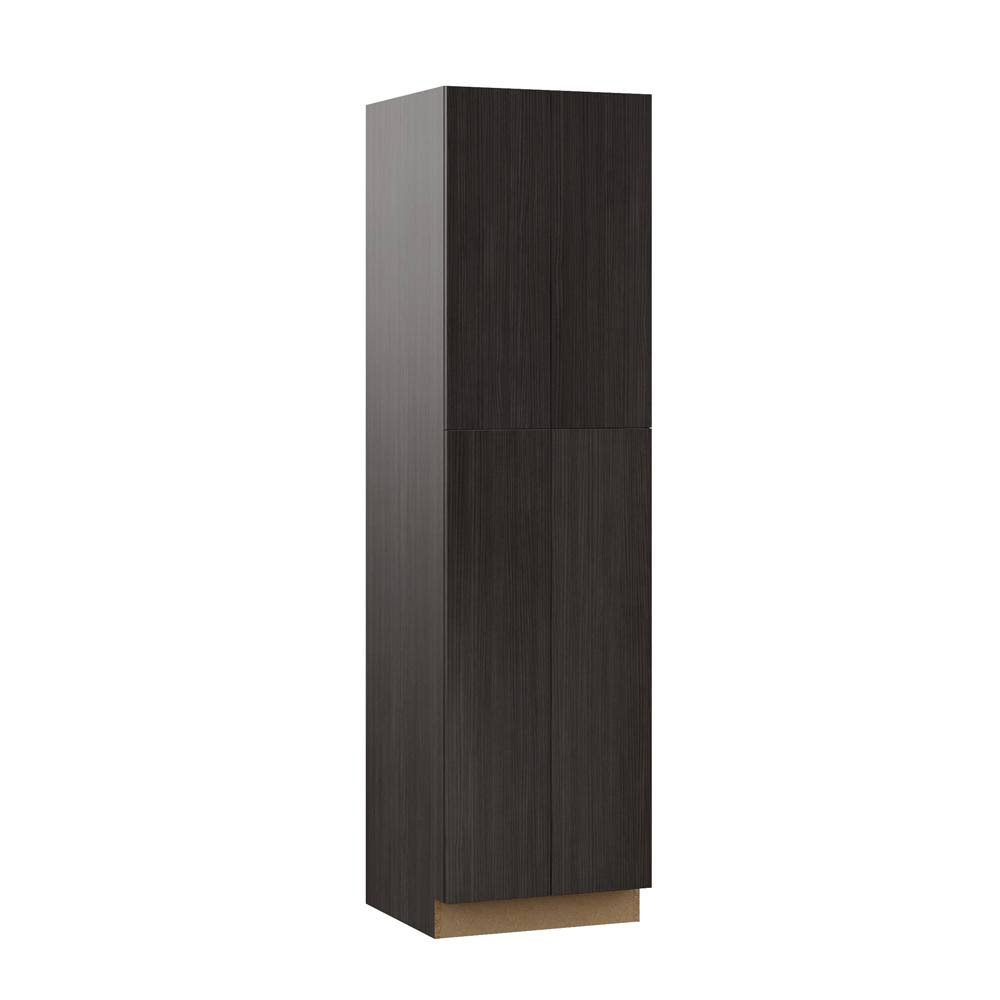 Assembled Pantry Kitchen Cabinet in Thunder C8343