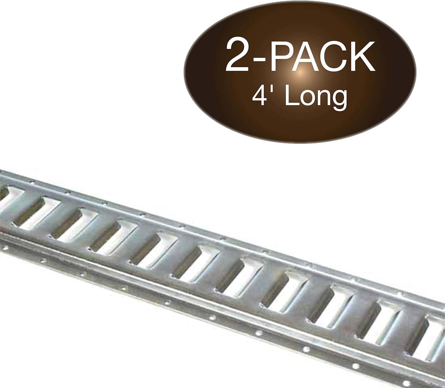 4-ft Hot-Dipped Galvanized Steel E Track Tie-Down Rail A849