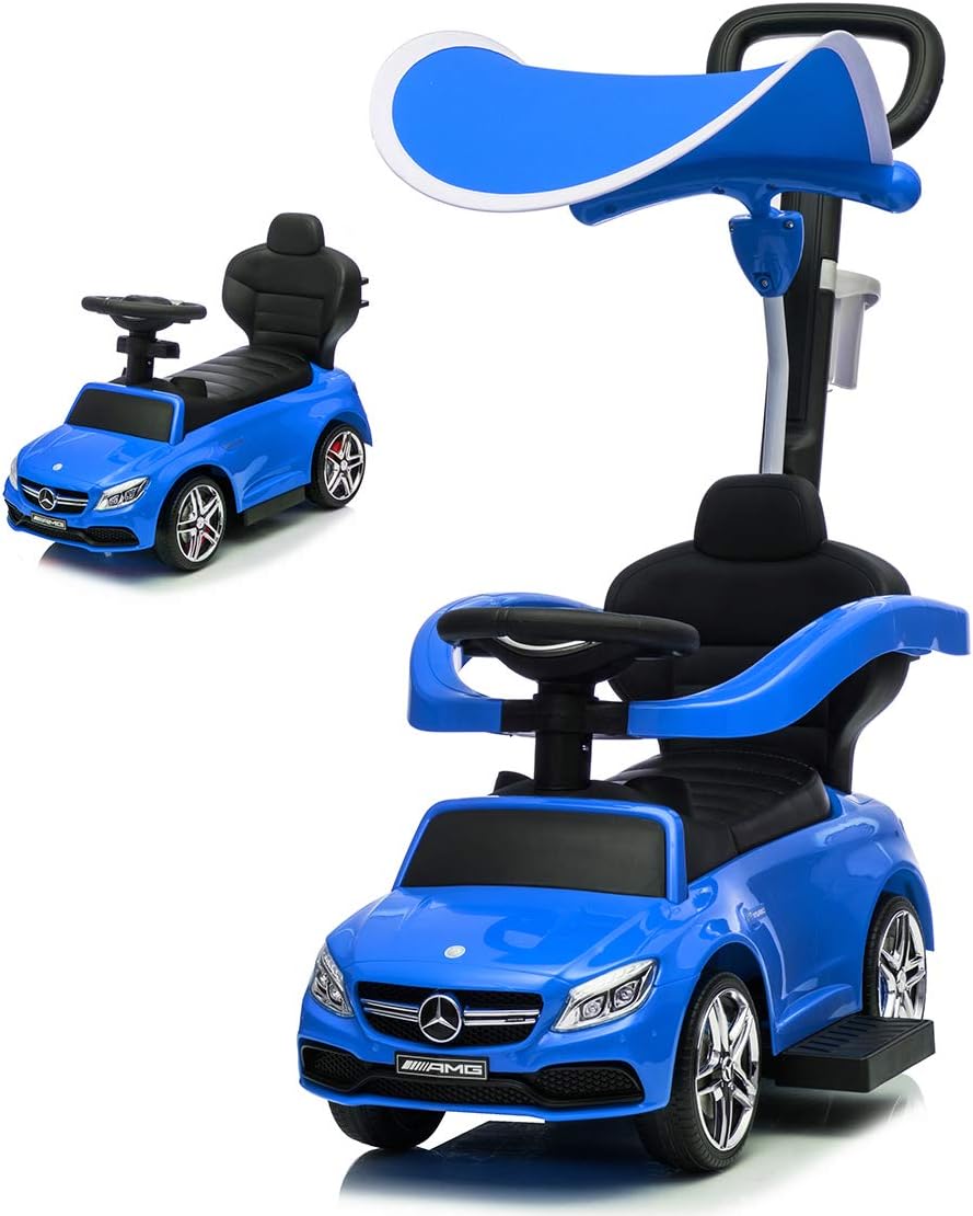 2 in 1 Licensed Mercedes Benz AMG Kids Ride on Push Car L8808