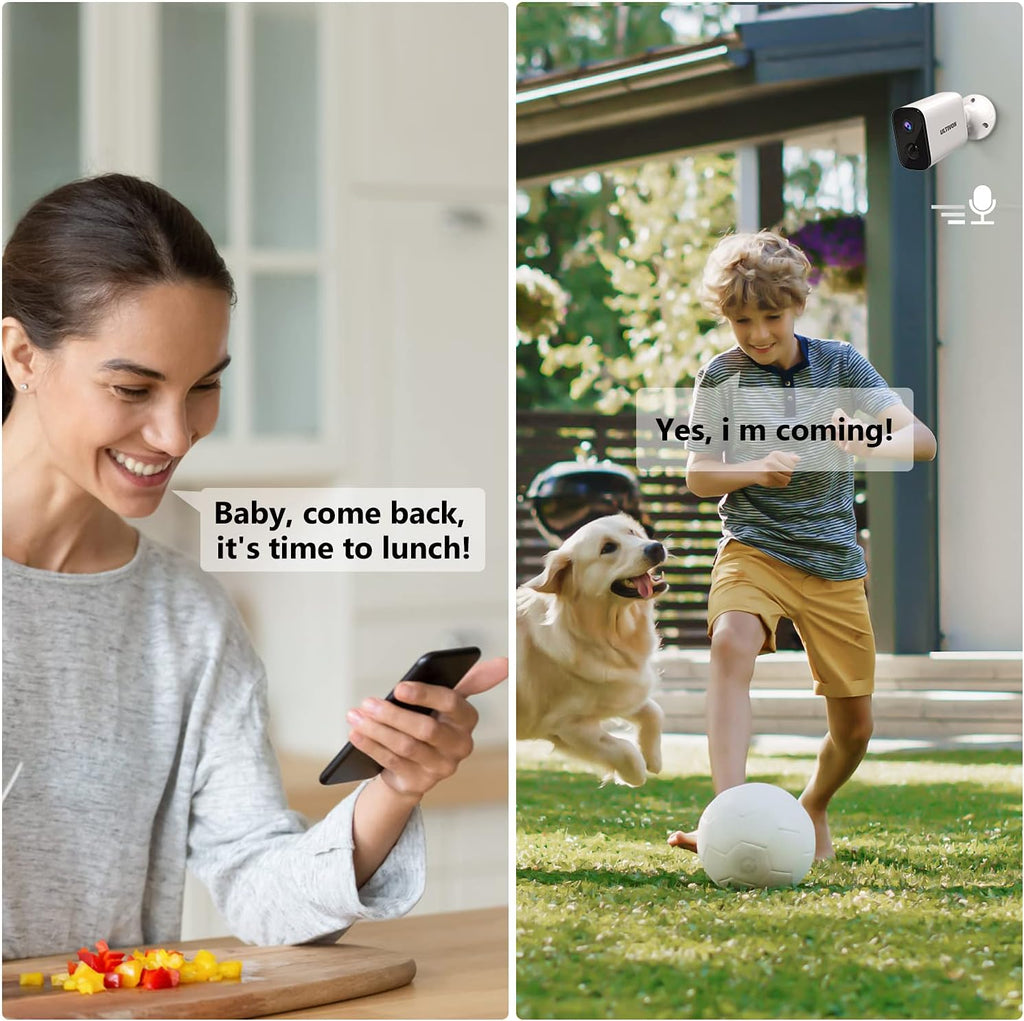 Wireless Security Camera with Motion Detection and Night Vision E8107