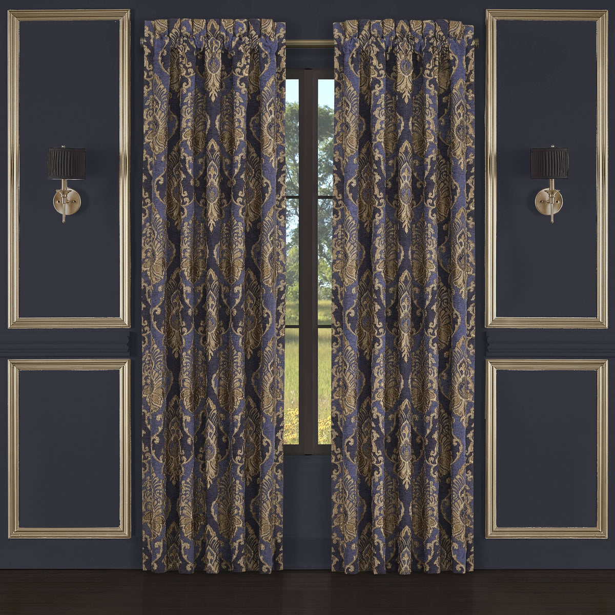 Indigo 84x22 Window Panel Pair R415