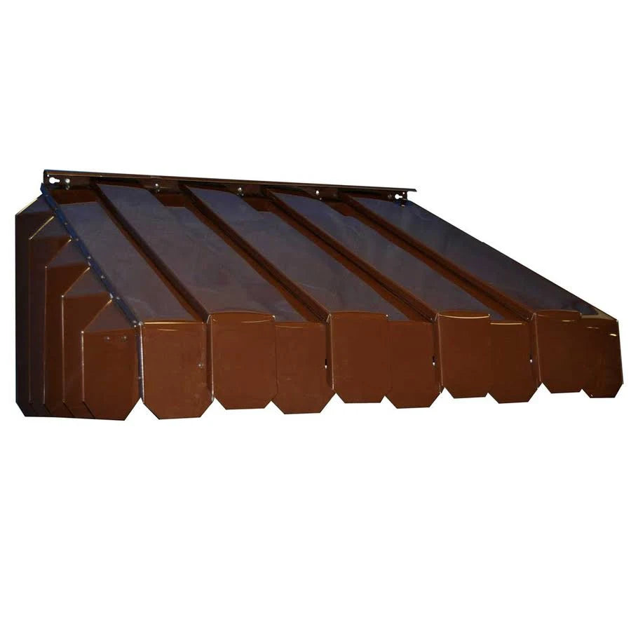 Brown Solid Slope Window/Door Fixed Awning Q2818