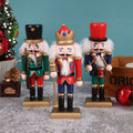 1Pc 15CM Nutcracker Puppet Soldier Christmas Pendant Desktop Ornament C21212