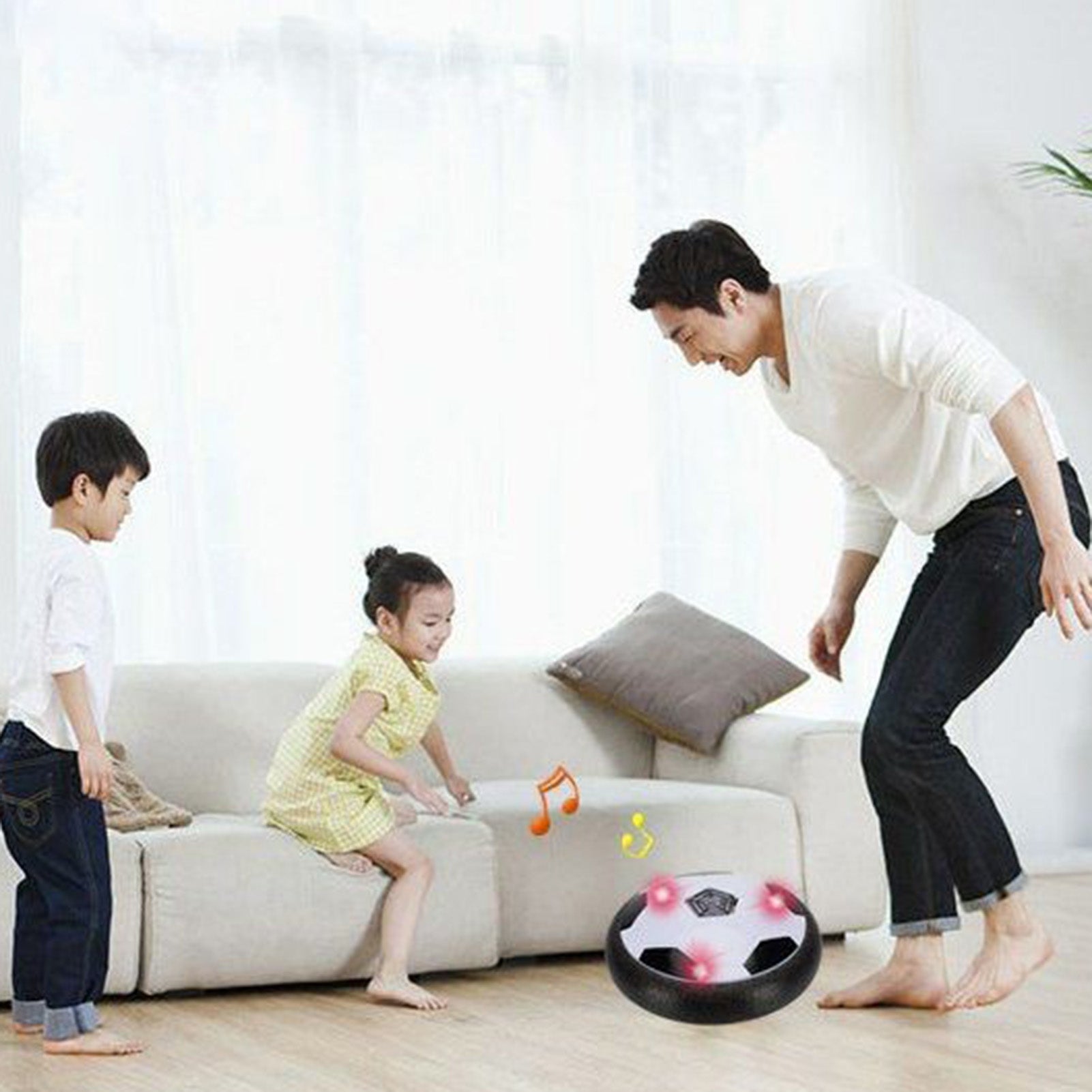 Electric Soccer Toy with Built-in Motor and Lights C9073