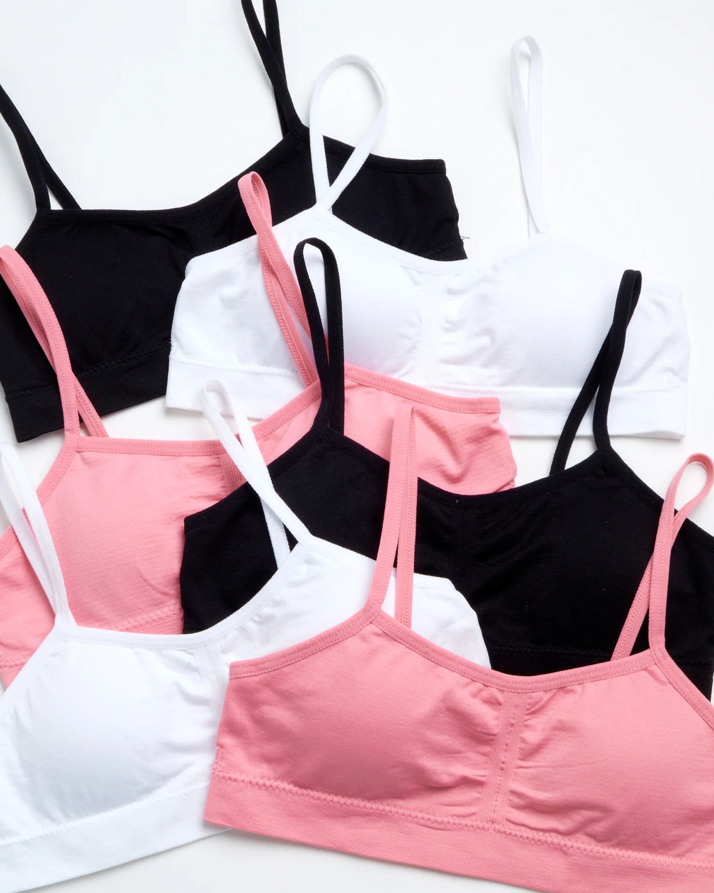 6 Pack Seamless Cami Bralette with Removable Pads J5879