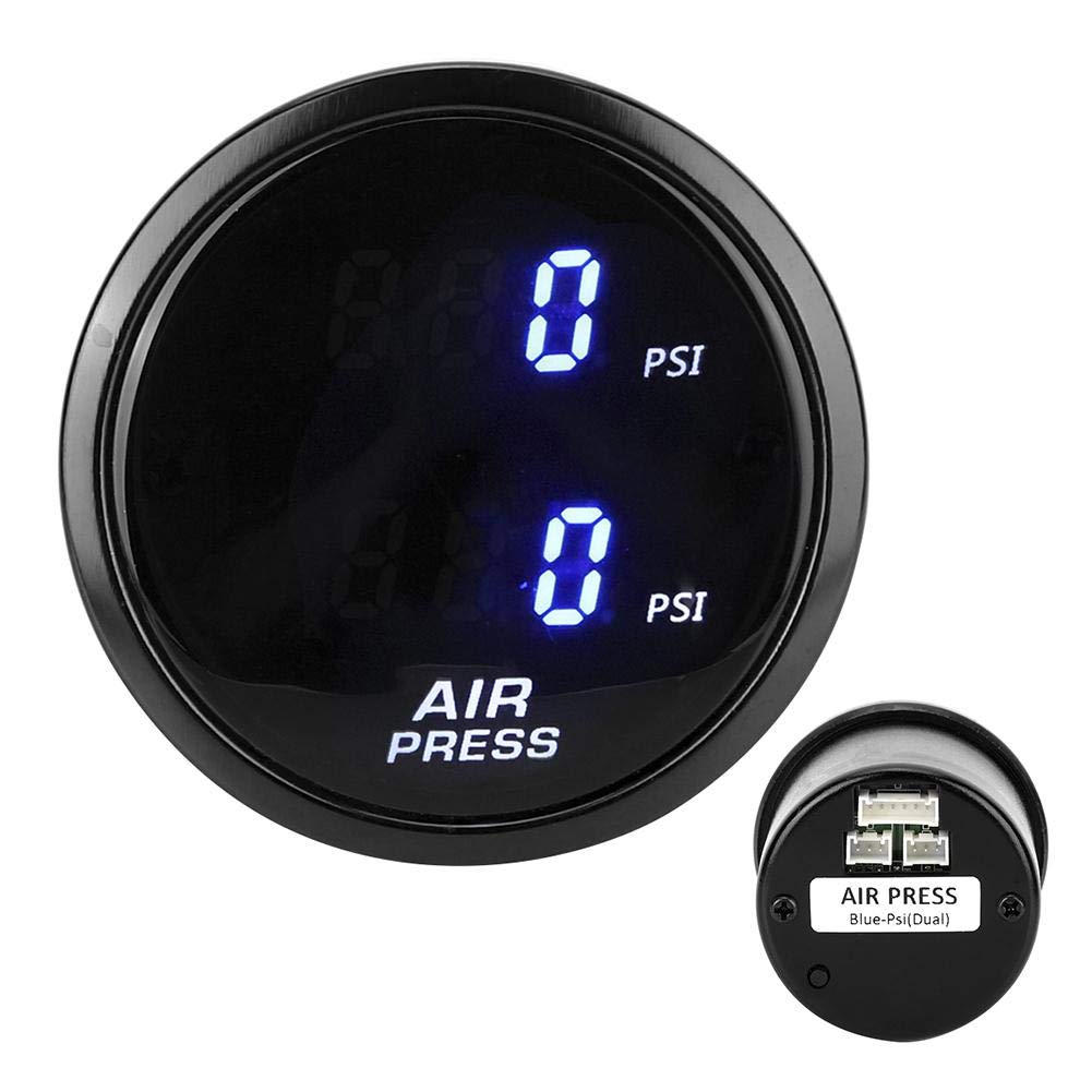 2inch Car LED Digital Air Pressure Gauge Kit Pack of 2 X2957