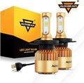 H4 9003 LED Light Bulbs, 8000LM 6500K Cool White, Pack of 2 A760
