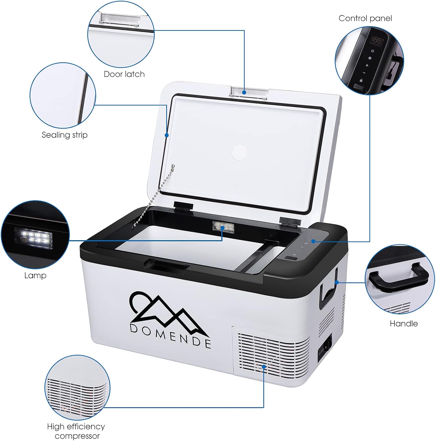 12 Volt Portable Refrigerator 19 Quart Compressor Electric Cooler L766