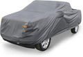 Gray PEVA Pickup Truck Car Cover with Driver Door Zipper E910313