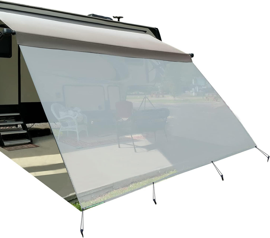 Navy Blue RV Awning Sunshade Screen H287