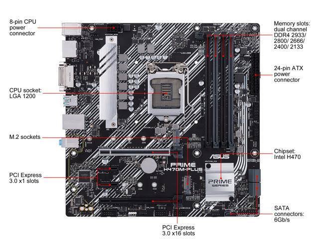 Prime H470M-PLUS Motherboard O544