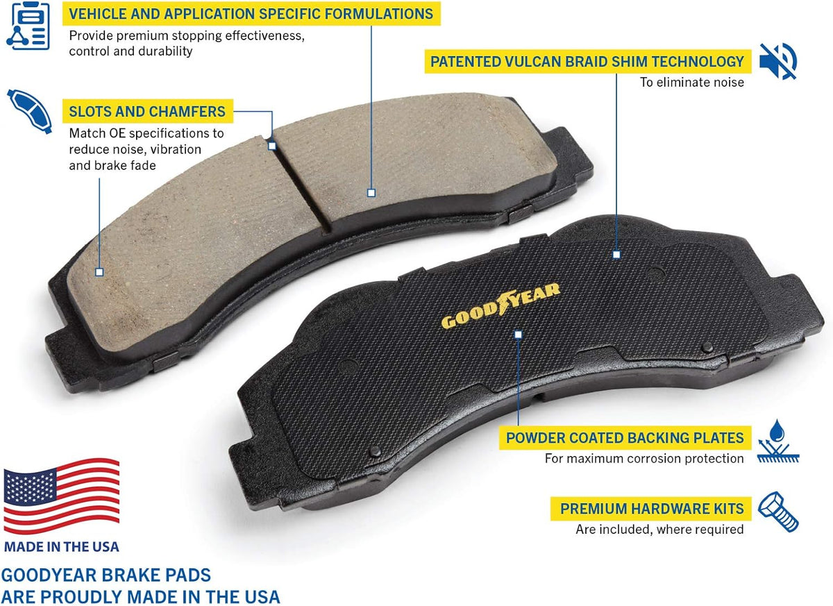 Front Brake Kit Calipers Rotors Ceramic Pads T32218