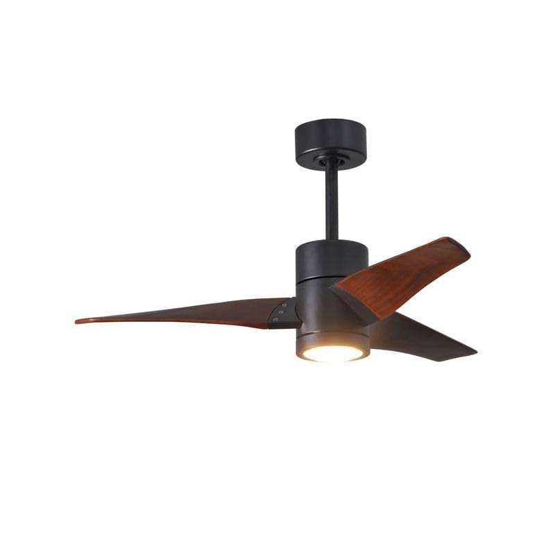 Textured Bronze and Matte White Ceiling Fan Z1863