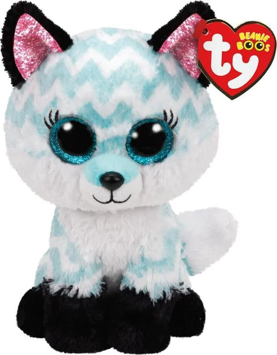 Aqua Chevron Fox Regular Size (6 inch) X6593