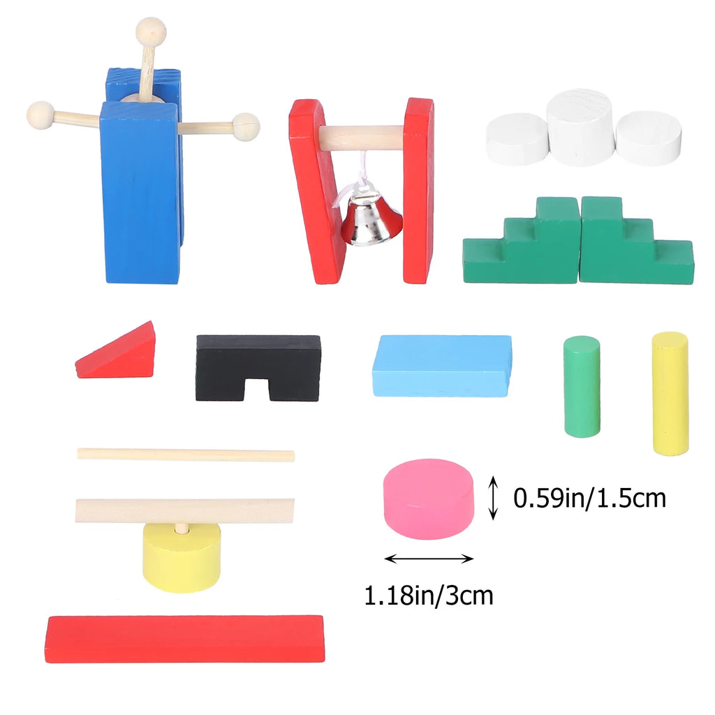 Wooden Domino Blocks Building Toy R1411
