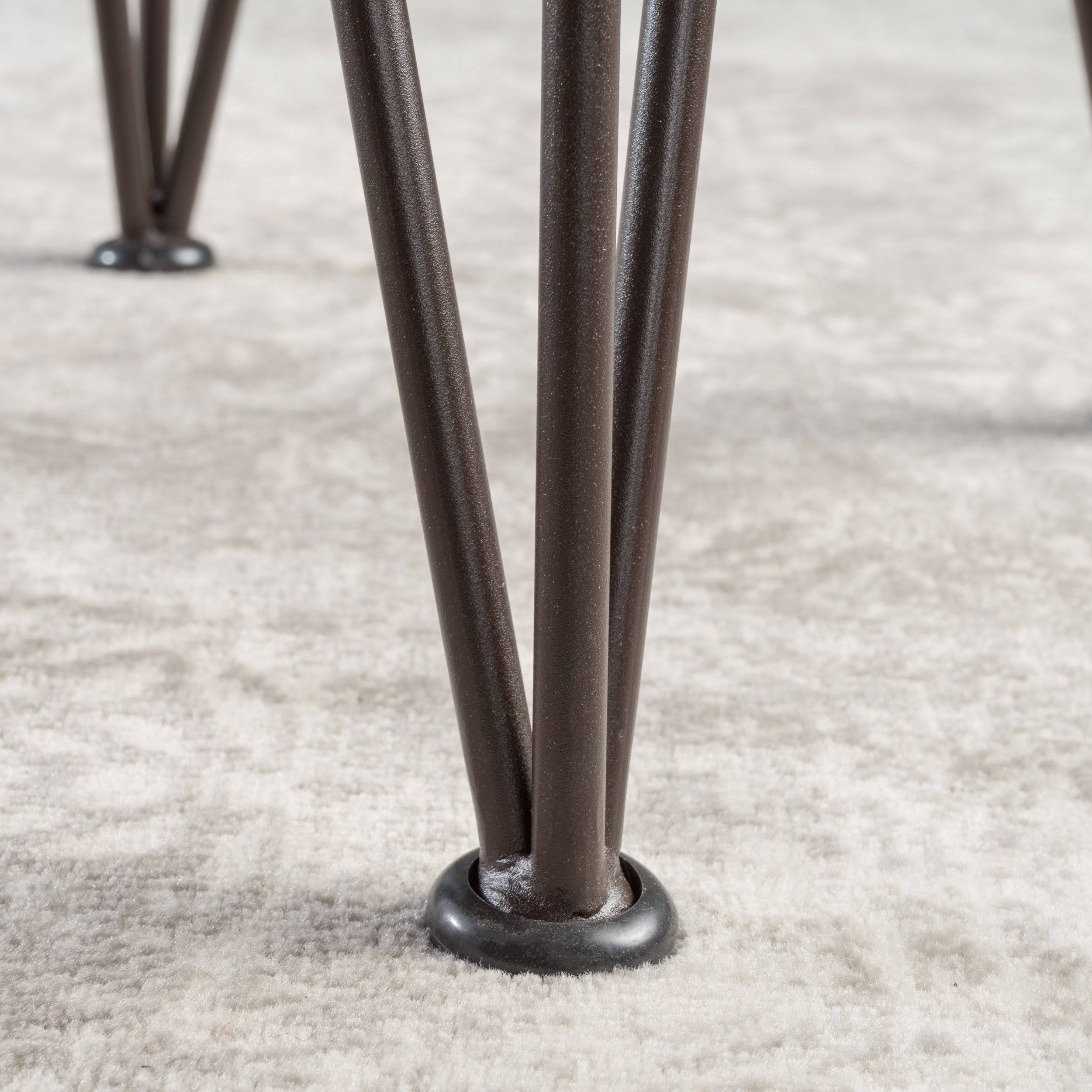 Industrial Rustic Iron and Acacia Wood Side Table E49486