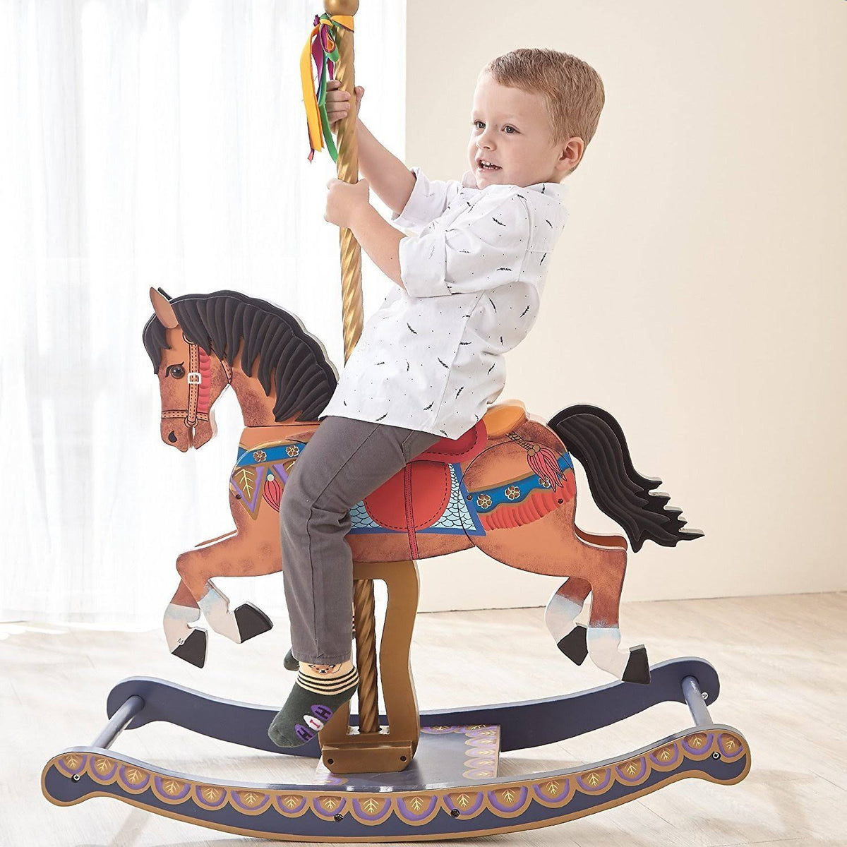 Carousel Style Rocking Horse H5385