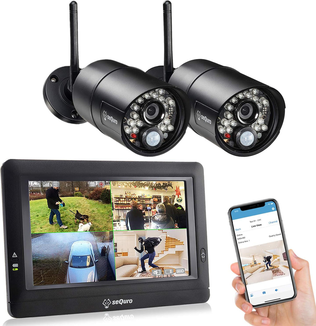 Wireless Surveillance Security Camera System 2-cam Kit M507