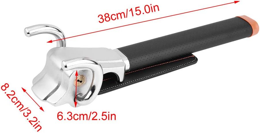 Folding Steering Wheel Lock with Keys L524246