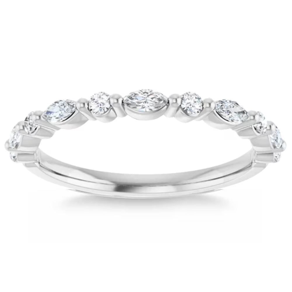14k Gold Lab Grown Wedding Ring E47337