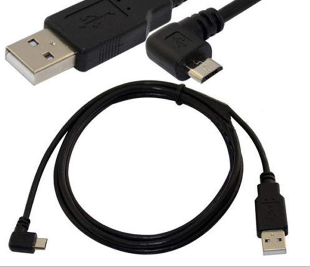 Micro USB 2.0 Type A Right Angle Data Sync and Charge Cable (Black/5ft) P5992