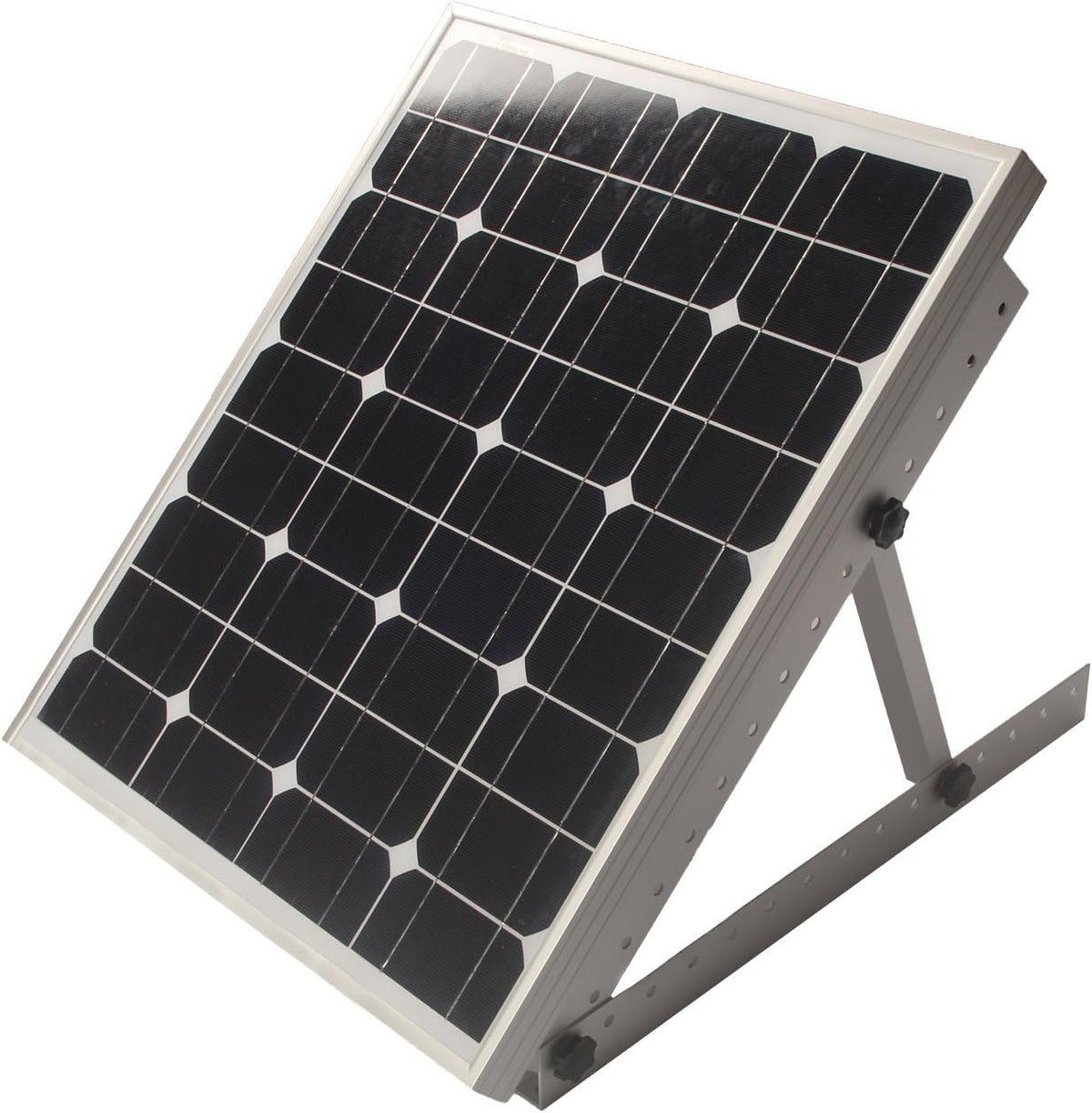 22-inch Pack of 2 3mm Aluminum Adjustable Solar Panel Mounting Brackets with Hardware X982069
