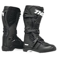 Black/White Motocross Offroad Riding Boots J970657